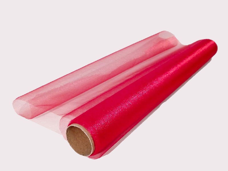 Organza červená, 48cm
