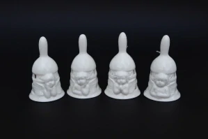 Zvonek bílý anděl, 11,5 cm - 1ks