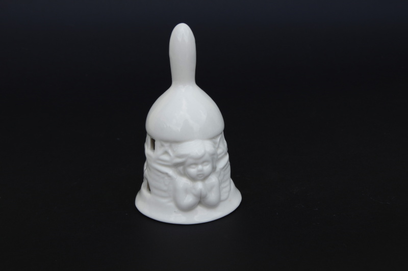 Zvonek bílý anděl, 11.5cm