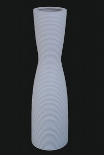 Váza velká 6 bílá, 59cm