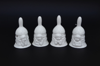 Zvonek bílý anděl, 11.5cm