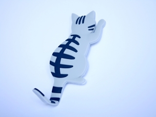 Háček, Kočka, ohebný, 15cm