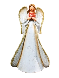 Anděl srdce velký, 20 cm